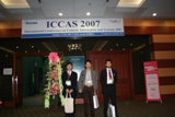 10月19日　堀尾と杉村がICCAS2007（ソウル）にて発表しました。