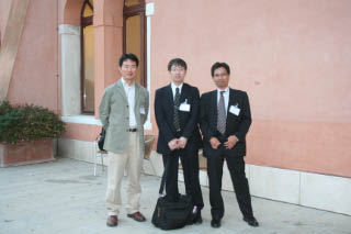 10月14日　イタリア・ベネチアで開かれたICABB2010に，東京大学の田中敏明先生，植草学園大学の宮坂智哉先生とともに参加し，研究発表を行いました（和田）。
