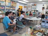 8月20日　ポハン工科大学（韓国）とのジョイントセミナーが開催され，研究室見学やポスター発表（藤本，滝川）を行いました。
