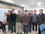 12月18日　東海大学の泉教授がお越しになりました。