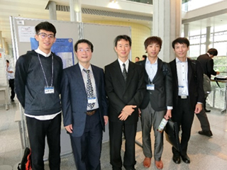 9月22日～23日　筑波で開催されたSICE Annual Conference2016において発表しました（中野，Romy）．また，Wang先生（台湾大）とも旧交をあたためました．