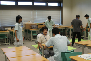 9月25日　東大先端研の田中敏明教授と共催で転倒予防教室を開催しました。