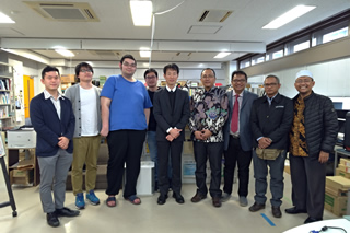 2019年2月22日　Brawijaya University (Indonesia)のTybyani先生ら4名の先生がお越しになり，本研究科とMOUを締結しました．